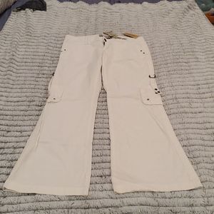 White American Rag flared pants size 9.